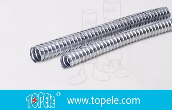 UL Standard Galvanized Steel Flexible Conduit Electrical 1/2-4' 1