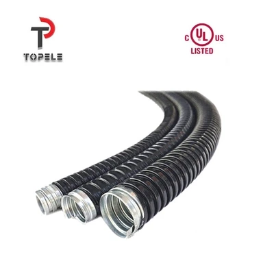 Galvanized Steel Electrical Flexible Metal Conduit PVC Coated 1