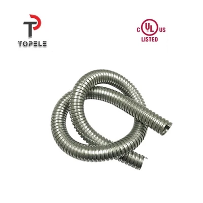 1/2â - 4â Galvanized Steel Flexible Conduit Electrical/the reinforced type of electrical protection flexible conduit. 1