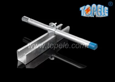 Black HDG Slotted Plain Strut Unistrut Channel To Support Conduits 41X 41MM 1