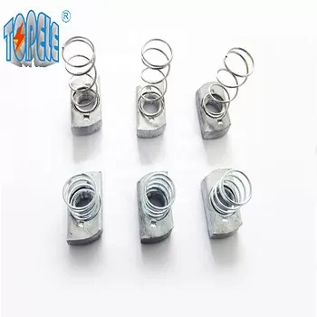 Pre Galvanized Steel M6 Long Spring Channel Nut 1