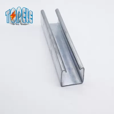 Hot Dipped Galvanized Profile Unistrut C Channel 41 * 41 / 41 * 21 1