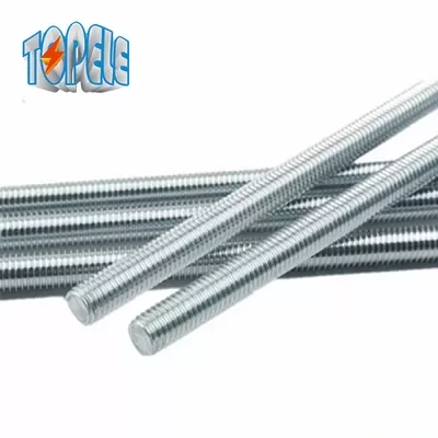 Hot Dipped Galvanised UNC Steel Threaded Rod 1