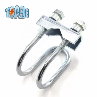 Electro Galvanized 1'' Carbon Steel Seismic Sway Brace Pipe Attachment 1