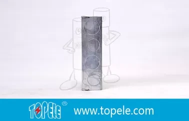Galvanized Electrical Metal Conduit Box , Square Electrical Boxes And Covers for Lighting Fixture 1