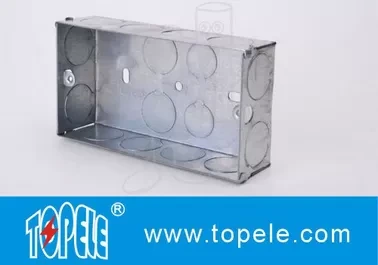 Galvanized Square Electrical Boxes And Covers For Lighting Fixture 1