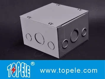 Steel Square Junction Box , Electrical Boxes And Covers Cable Switch Enclosures 1