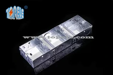 Metallic Ceiling Conduit Wall Electrical Boxes And Covers 1+1+1 Gang 1