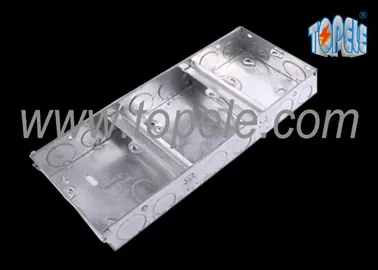 Electrical Metallic Ceiling Outlet Box Covers 1 + 1 + 1 Gang Conduit 1