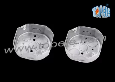 UL Listed Metal Octagon Box , Metal Electrical Box Corrosion Resistance 1