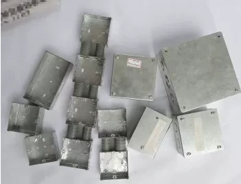 1.2mm Switches Rectangular Electrical Boxes And Covers IP55 Protection Level 1
