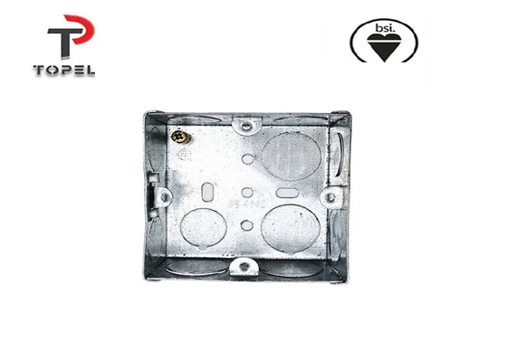 Galvanized Steel Electrical Boxes And Covers Single Gang 1
