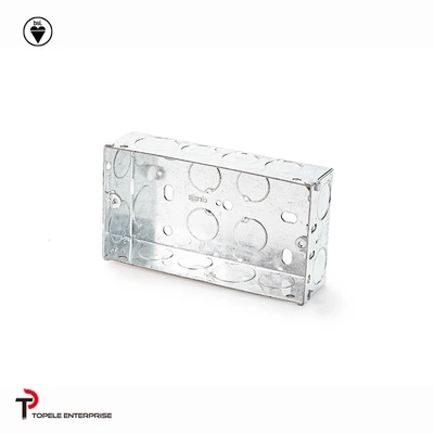 BS GI Electrical One Gang /Two Gang Switch And Socket Box/EXTENSIONS BOX, Electrical Boxes And Covers 1