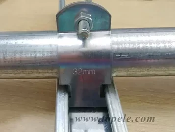 20mm 25mm 32mm Electronic BS4568 Conduit Strut Clamp Thickness 1.5m 2.0mm 1