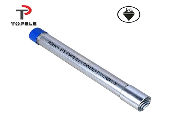 25mm Class 3 BS Galvanized Gi Conduit Pipe For Electrical Wiring 1