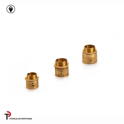 Golden Color Brass Connector Nickle Plated or None 38mm , 50 mm Size 1