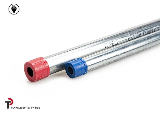 Electrical Galvanized Steel BS4568 Conduit GI Tube With Threaded Couplerï¼ 10 Feet 1