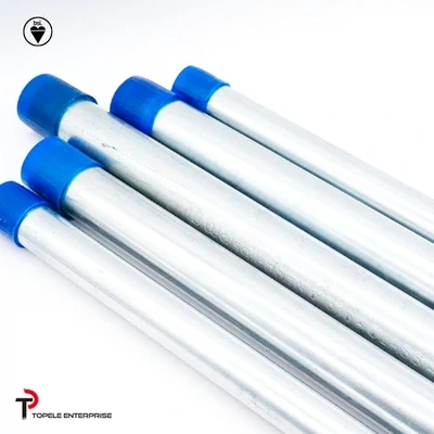 Galvanized Steel BS4568 Conduit Welded Pipes with Threaded Coupling 1