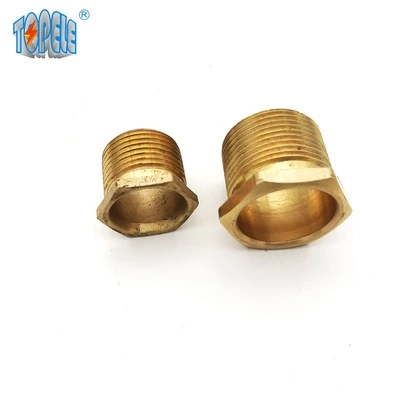 ยาว/สั้นตัวผู้เกลียวทองเหลืองบุชหกเหลี่ยม 15mm 20mm 25mm 1