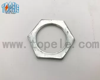 20MM / 25MM / 32MM BS Standard Conduit Pipe Fittings Of Steel Hexagon Locknut 1