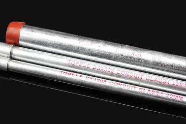 BS4568 1970 Conduit Class 4 Steel Electrical Conduit Pipe With Coupler And Cap 1