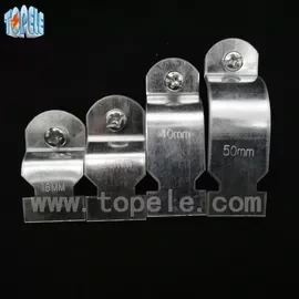 Long Life Steel 20mm 25mm 32mm BS4568 Conduit Clip Abrazadera Tipo Caddy 1