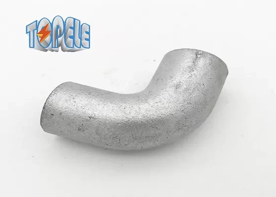Female Connection BS4568 Conduit Hot Dip Galvanized Malleable Iron Solid Elbow 1