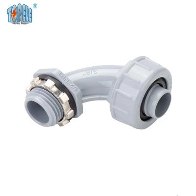 Liquid Tight Nm 90 Degree PVC Conduit Connector IP 68 1