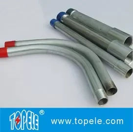 قناة IMC وتركيباتها 1 بوصة من أنابيب الكابلات الصلبة المصنوعة من الفولاذ المجلفن بالغمس الساخن 1