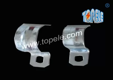 1/2 - 4 Inch ,  IMC Conduit And Fittings  Zinc Plated Steel conduit strap  / One Hole Conduit Pipe Clamp 1