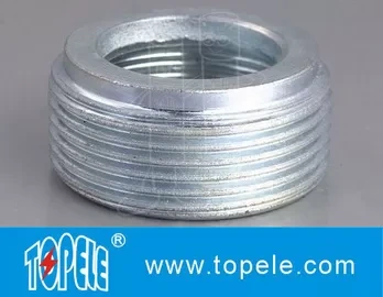 Electrical IMC Conduit Fittings Zinc Plated Steel Reducing Bushing , Threaded Reducer 1