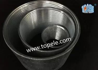Rigid Coupling Zinc Plated Steel , IMC Conduit Fittings , Electrical Galvanized Threaded Coupler 1