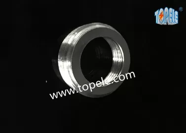 Reducing Bushing Zinc Plated Steel IMC Conduit Fittings , Outside And Inside Threaded Reducer Nipple 1