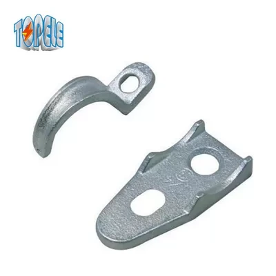 Malleable Iron Hot Dip EMT Clamp Backs 1