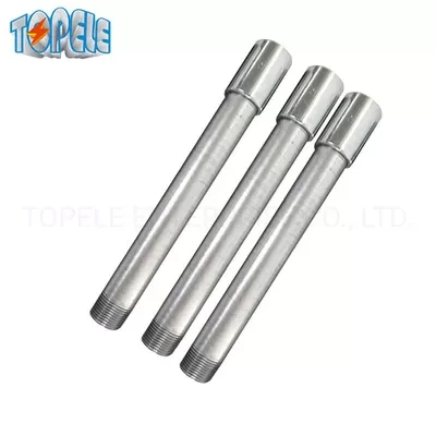 Galvanized Steel 10ft Rigid Metal Conduit With Electroplated Couplings 1