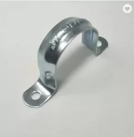 Steel IMC Conduit And Fittings Hot - Dipped Galvanized Two Hole Pipe Strap 1