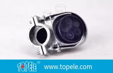 4 Inch EMT Conduit And Fittings Aluminum Threaded / Clamp Entrance Cap 1