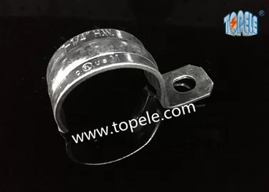 Zinc Plated Steel EMT Conduit And Fittings With One-hole Clip / EMT Conduit Strap 1