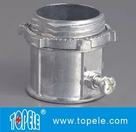 0.5 Inch - 4 Inch EMT Conduit And Fittings Set Screw Electrical Coupling Zinc - plated EMT Connector 1
