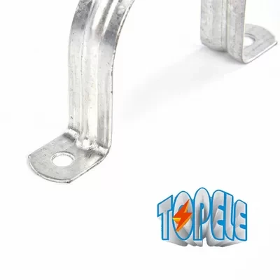 Electro galvanized Steel UL 2 Hole Conduit Clamp 1