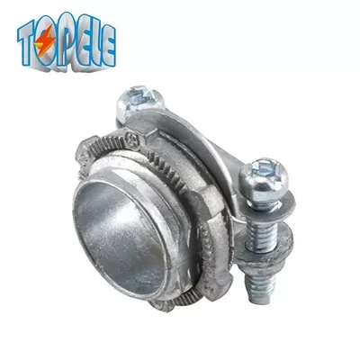 Zinc Die Cast OEM 3/4 Clamp Type Connector Romex Cable Connector For Cable Wire 1