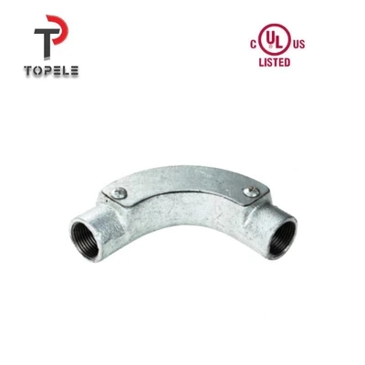 BS4568 Conduit Malleable Iron Inspection Bends Hot Dip 1