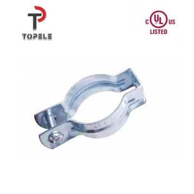 Steel EMT Conduit Hanger With Pipes Silvery 1/2'' - 4'' 1