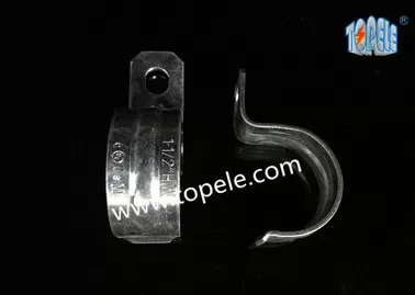Zinc Plated One Hole Saddle Pipe Clamp/  Straps For EMT Conduit 1