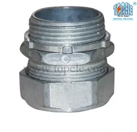 ISO Certificate  NPT Thread Zinc EMT Compression Connector 1
