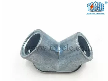 Durable Electrical Conduit Connectors For Zinc Die Cast EMT To EMT Pull Elbow 1