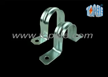 UL Standard 1/2 - 4  Pre - Galvanized Two Hole Strap For EMT Conduit 1