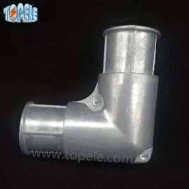 90 Degree Electrical Conduit Fittings Zinc Inside Corner Set Screw Coupling Pull Elbow 1