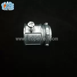 Silver Color Set Screw Electrical Coupling BS Electrical Conduit Connectors 1