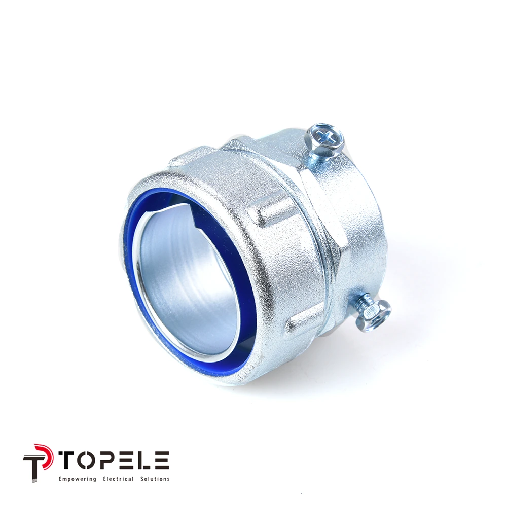 Plum Type Flexible Conduit Coupling-Zinc 1
